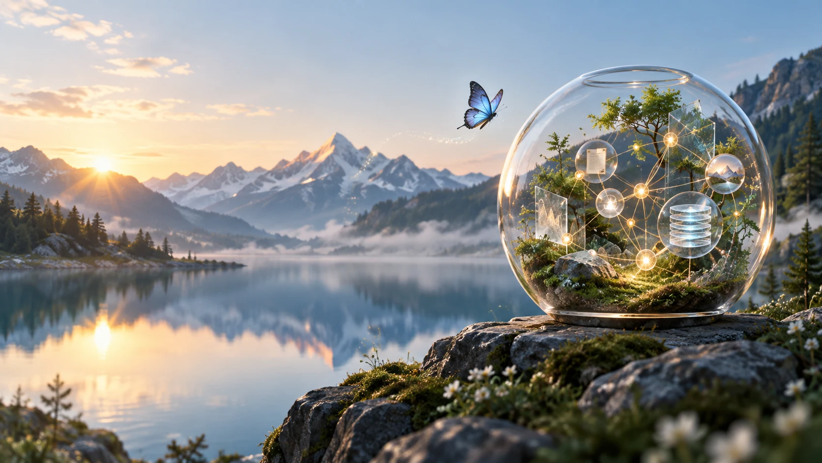 LimFlex Judgment Terrarium at sunrise